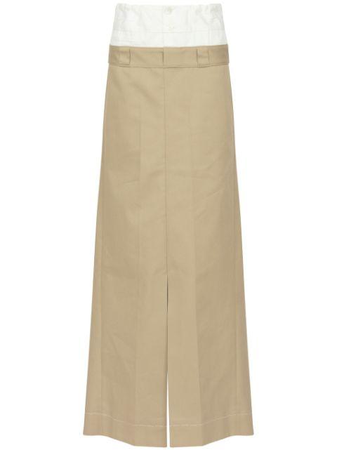 high-rise maxi skirt by MAISON MARGIELA
