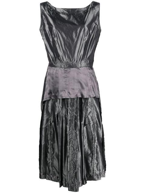 inside-out sleeveless midi dress by MAISON MARGIELA
