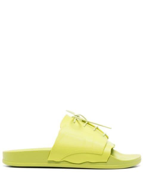 lace-up pool slides by MAISON MARGIELA