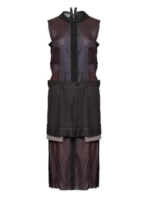 layered sleeveless dress by MAISON MARGIELA
