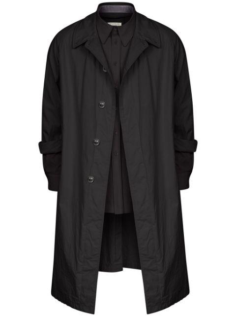 layered trench coat by MAISON MARGIELA