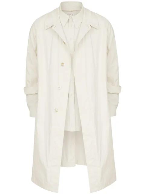 layered trench coat by MAISON MARGIELA