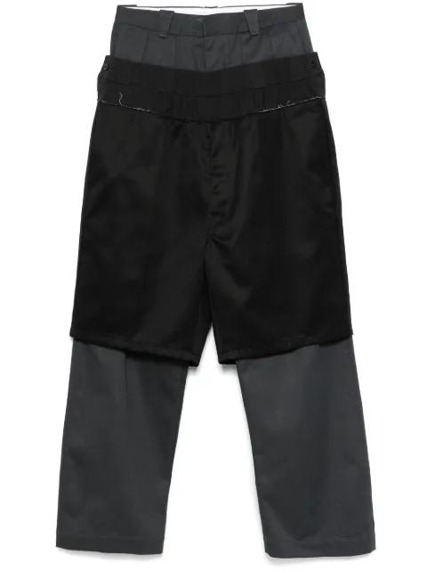 layered trousers by MAISON MARGIELA