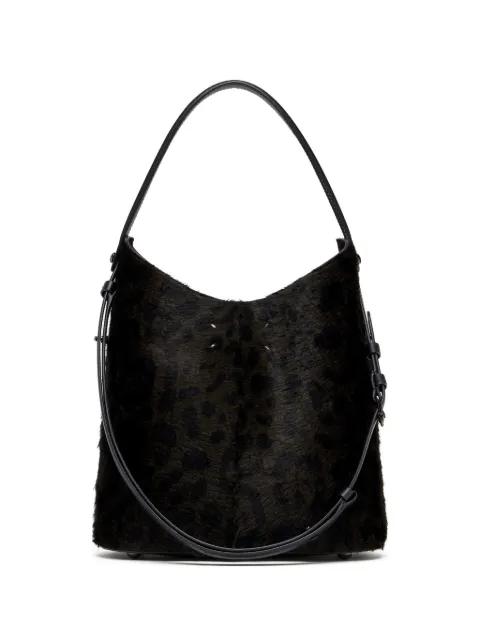 leopard-print calf-hair tote bag by MAISON MARGIELA