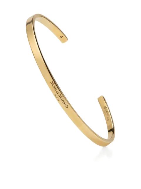 logo cuff bracelet by MAISON MARGIELA