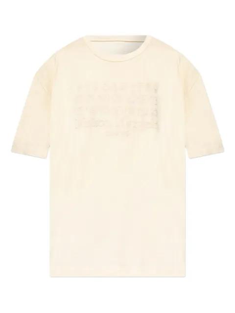 logo-embroidered T-shirt by MAISON MARGIELA