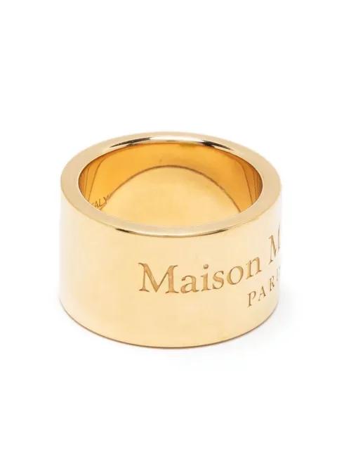 logo-engraved ring by MAISON MARGIELA