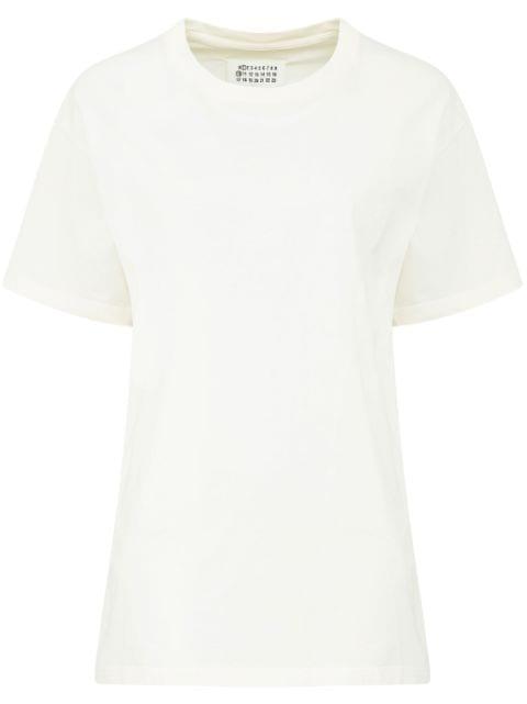 logo-print cotton T-shirt by MAISON MARGIELA