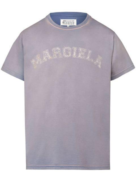 logo-print jersey T-shirt by MAISON MARGIELA