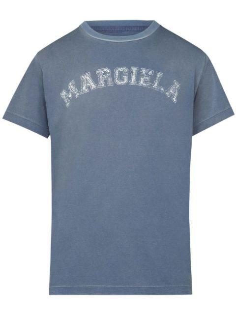 logo-print jersey T-shirt by MAISON MARGIELA