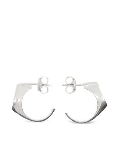 logo signet earrings by MAISON MARGIELA