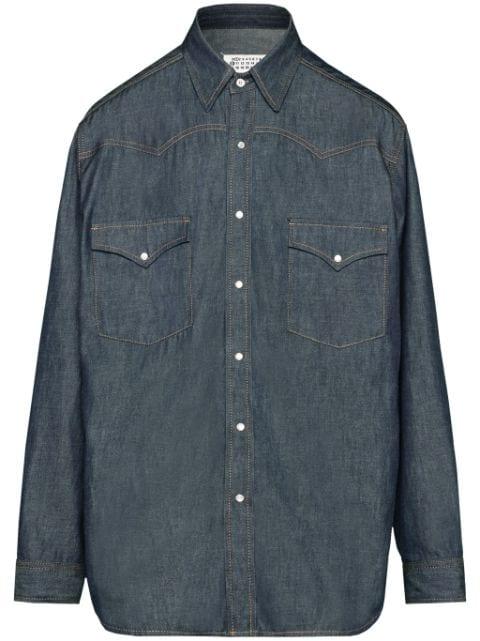 long-sleeve denim shirt by MAISON MARGIELA