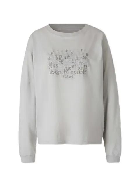 long-sleeve graphic T-shirt by MAISON MARGIELA