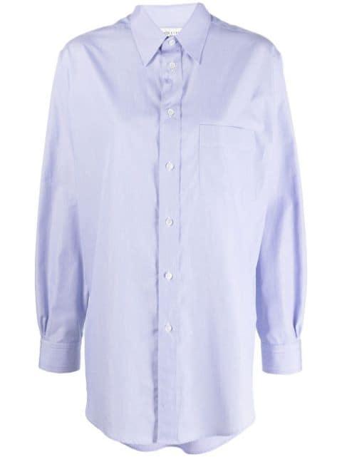 long-sleeve piqué shirt by MAISON MARGIELA