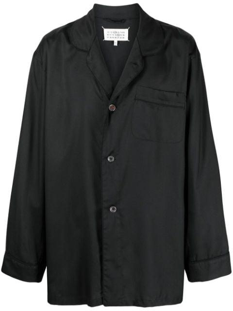 long-sleeve silk shirt by MAISON MARGIELA