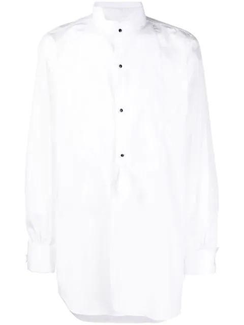 longline poplin shirt by MAISON MARGIELA