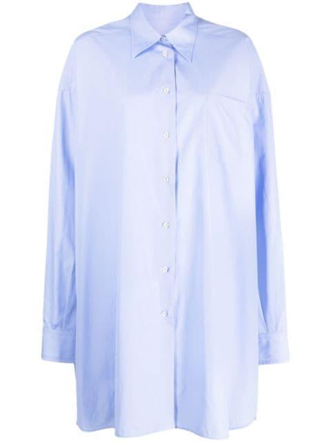 longline poplin shirt by MAISON MARGIELA
