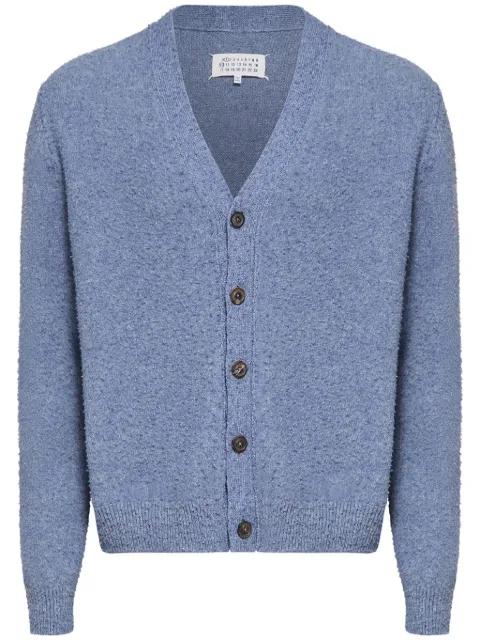 mélange-effect cardigan by MAISON MARGIELA