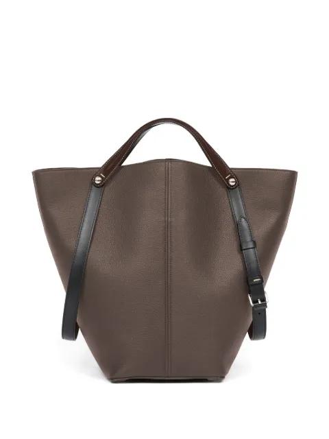 medium Dress-Age leather dual-strap tote bag by MAISON MARGIELA