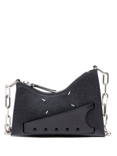 micro Snatched leather shoulder bag by MAISON MARGIELA