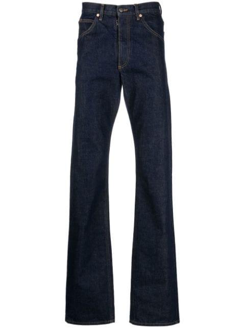 mid-rise straight-leg jeans by MAISON MARGIELA
