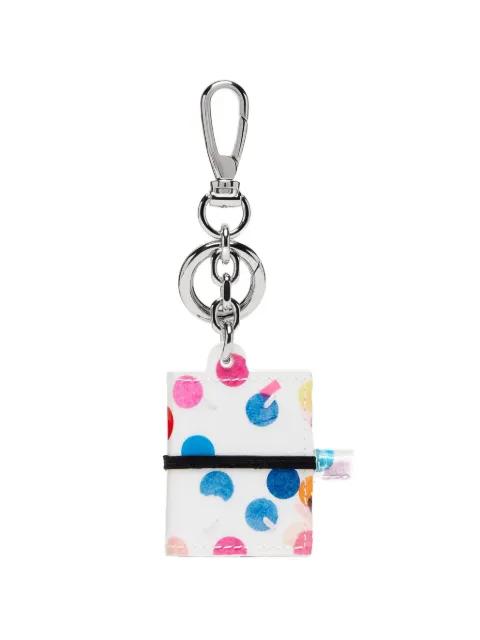 mini Book confetti-print keyring by MAISON MARGIELA