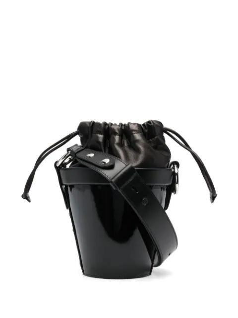 mini Fire leather bucket bag by MAISON MARGIELA