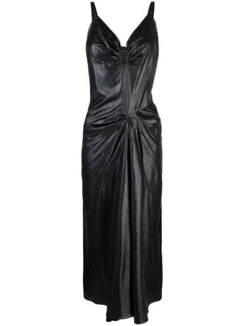 moiré-effect midi dress by MAISON MARGIELA