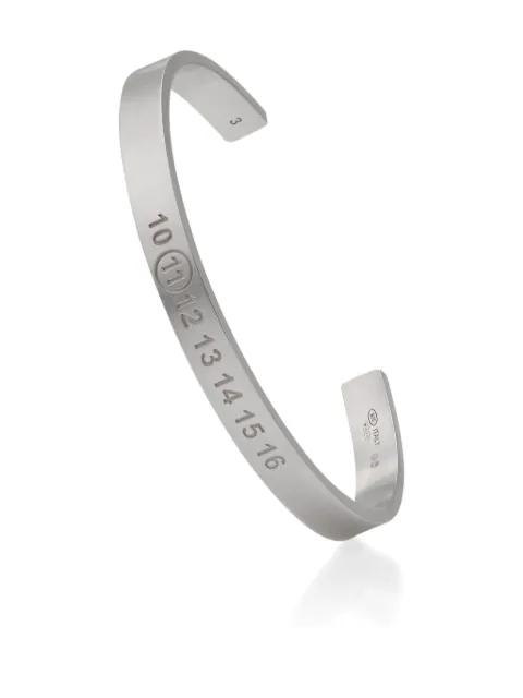 number reference cuff bracelet by MAISON MARGIELA