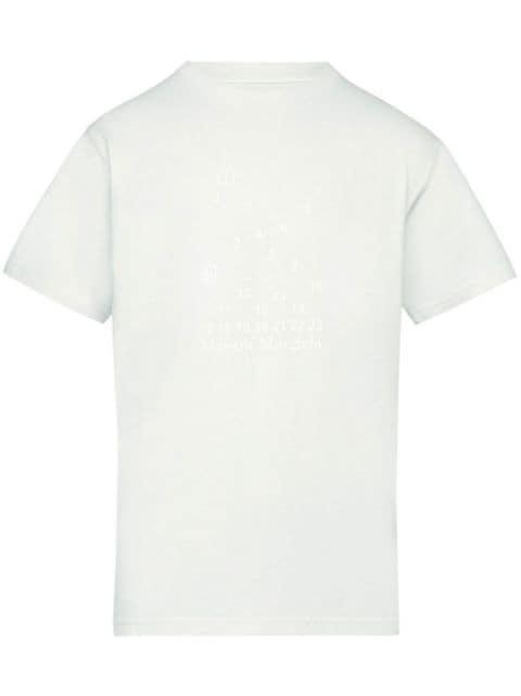 numeric logo-print T-shirt by MAISON MARGIELA