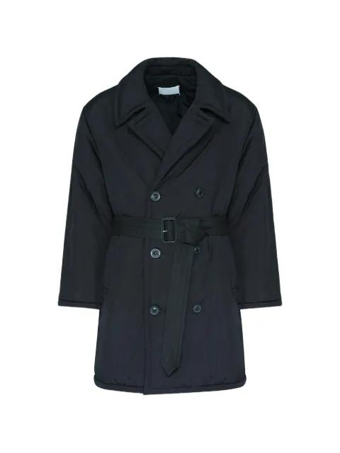 padded belted coat by MAISON MARGIELA