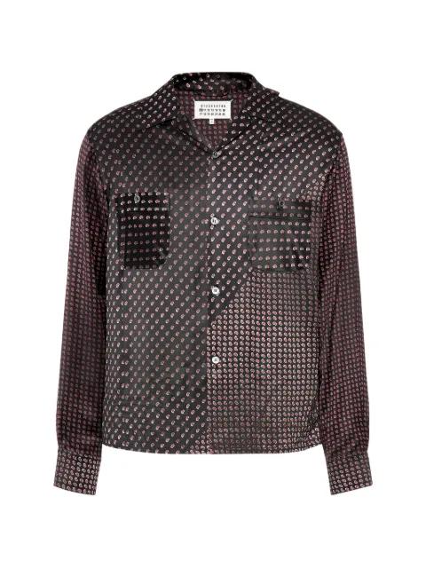 paisley-print long-sleeve shirt by MAISON MARGIELA