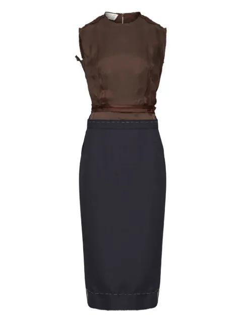 panelled midi dress by MAISON MARGIELA