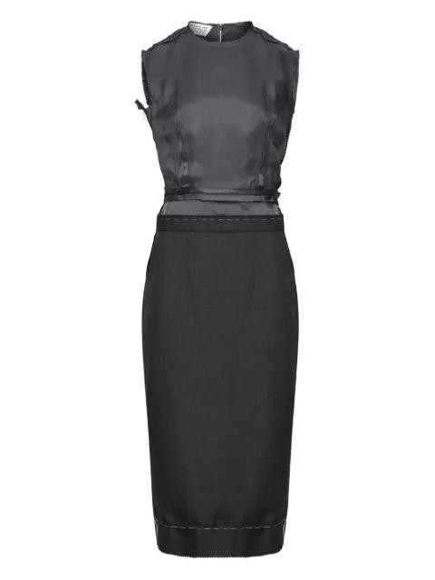 panelled pencil dress by MAISON MARGIELA