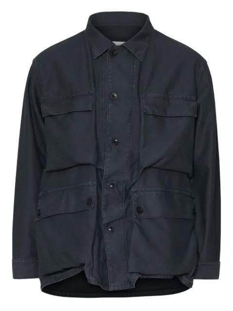 patch-pocket shirt jacket by MAISON MARGIELA