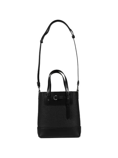 pebbled top handle shoulder bag by MAISON MARGIELA