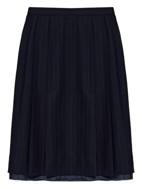 pinstripe-pattern midi skirt by MAISON MARGIELA