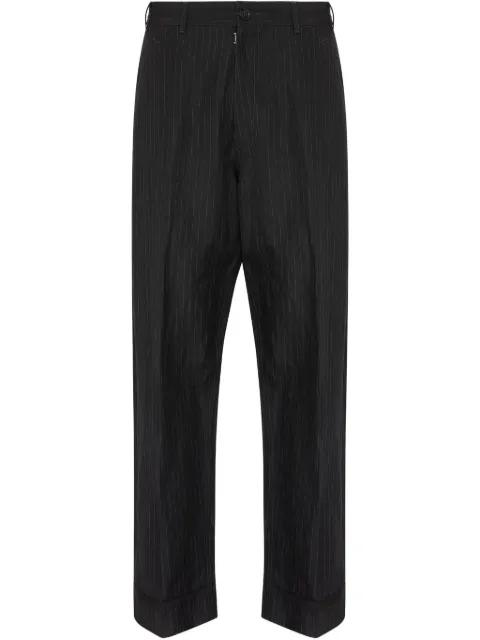 pinstripe-pattern trousers by MAISON MARGIELA