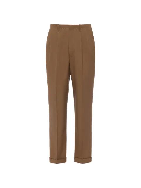 pleat cuffed trousers by MAISON MARGIELA
