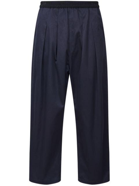 pleated cotton trousers by MAISON MARGIELA