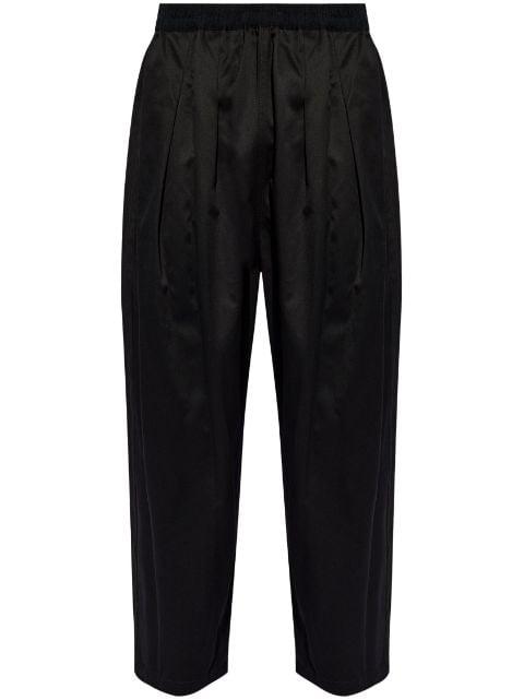 pleated cotton trousers by MAISON MARGIELA