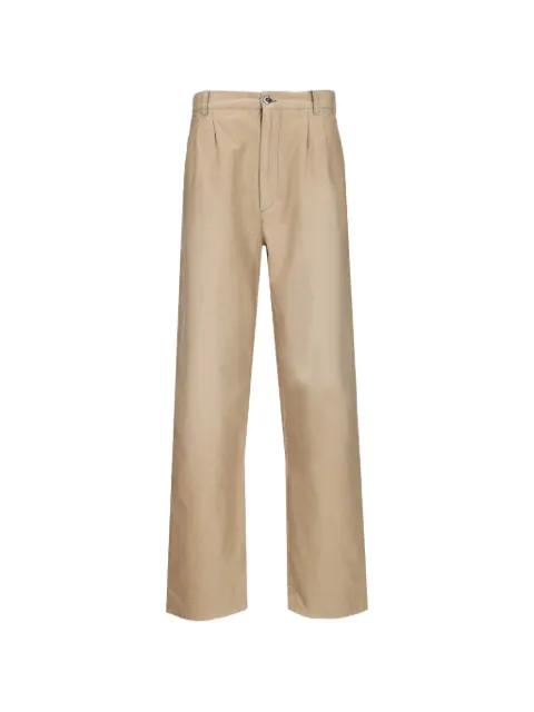 pleated cotton trousers by MAISON MARGIELA