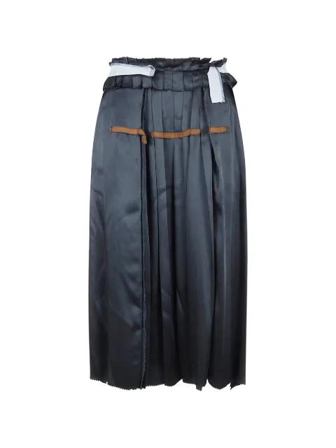 pleated midi skirt by MAISON MARGIELA