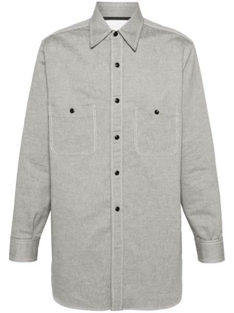 pointed-collar cotton shirt by MAISON MARGIELA