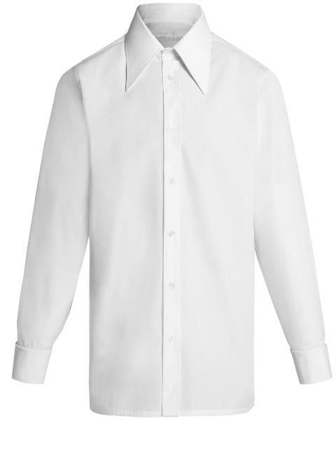 pointed-collar cotton shirt by MAISON MARGIELA