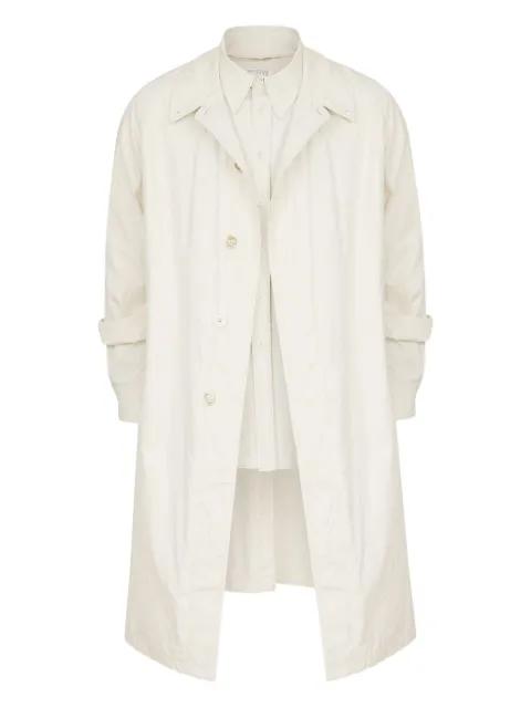 pointed-collar trench coat by MAISON MARGIELA