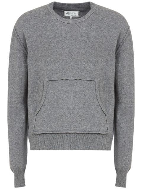 pouch-pocket sweater by MAISON MARGIELA