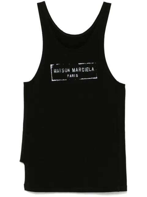 printed tank top by MAISON MARGIELA