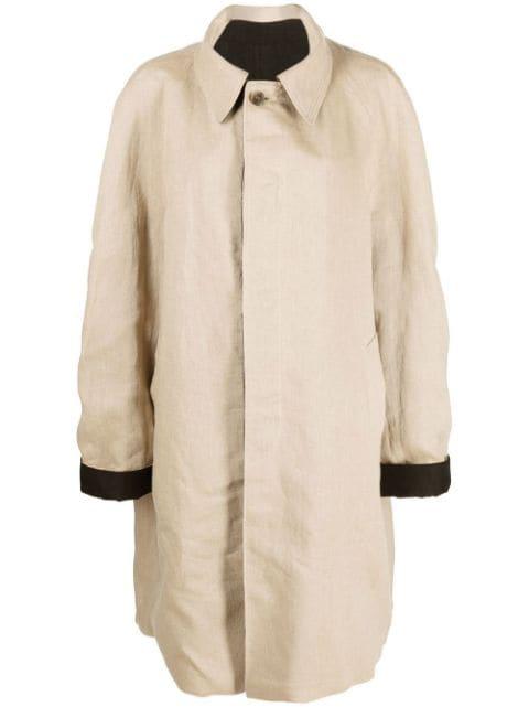 reversible linen coat by MAISON MARGIELA