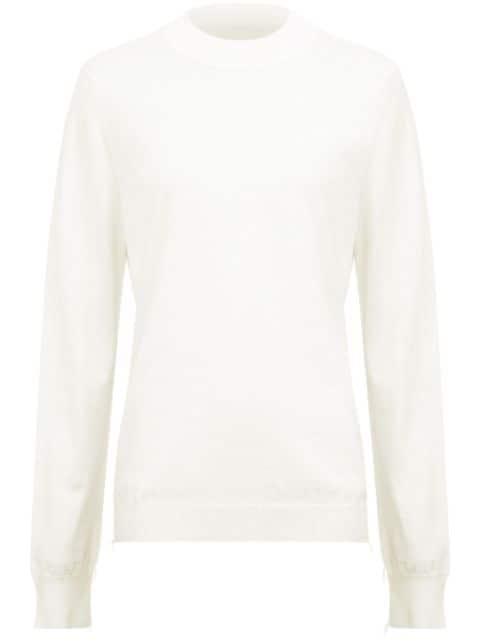 ribbed-edge wool sweater by MAISON MARGIELA